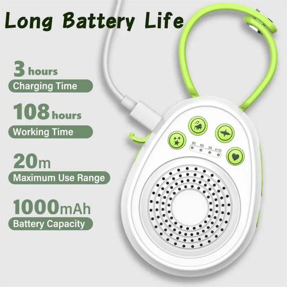Portable White Noise Machine Mini Rechargeable Sleep Sound Machine OEM ODM for T